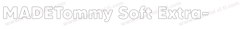 MADETommy Soft Extra字体转换